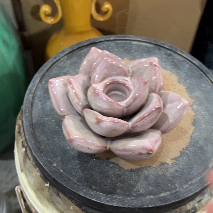 摆件花瓶陶瓷微瑕捡漏宽12公分
