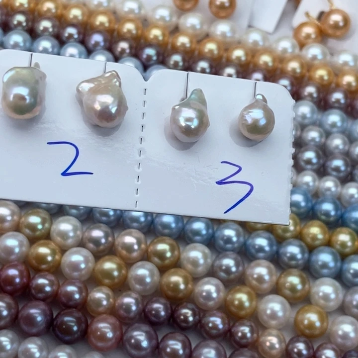 颈饰淡水珍珠银S925镶嵌