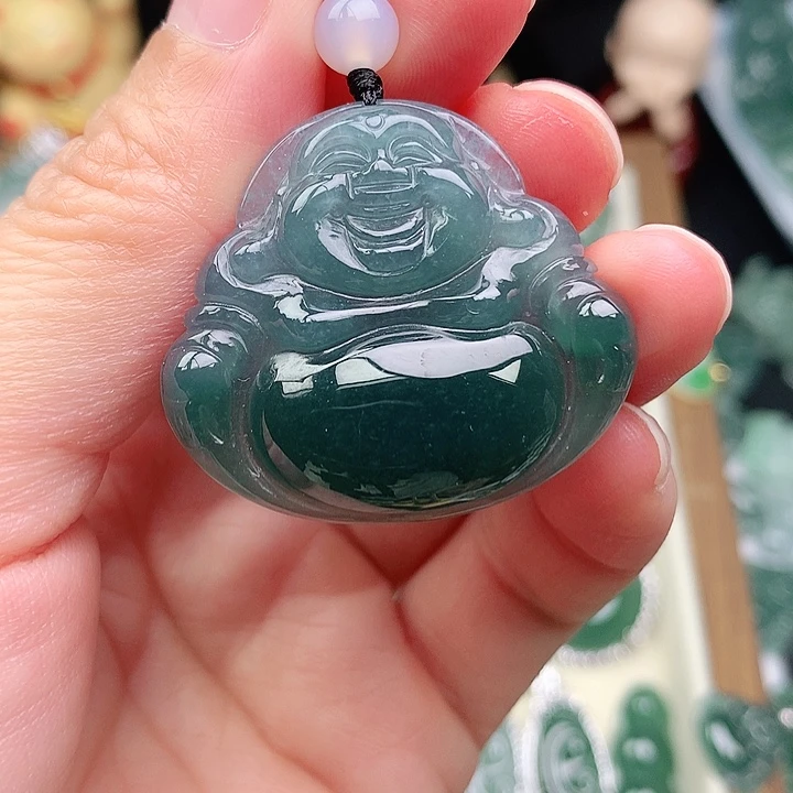 颈饰未镶嵌翡翠吊坠