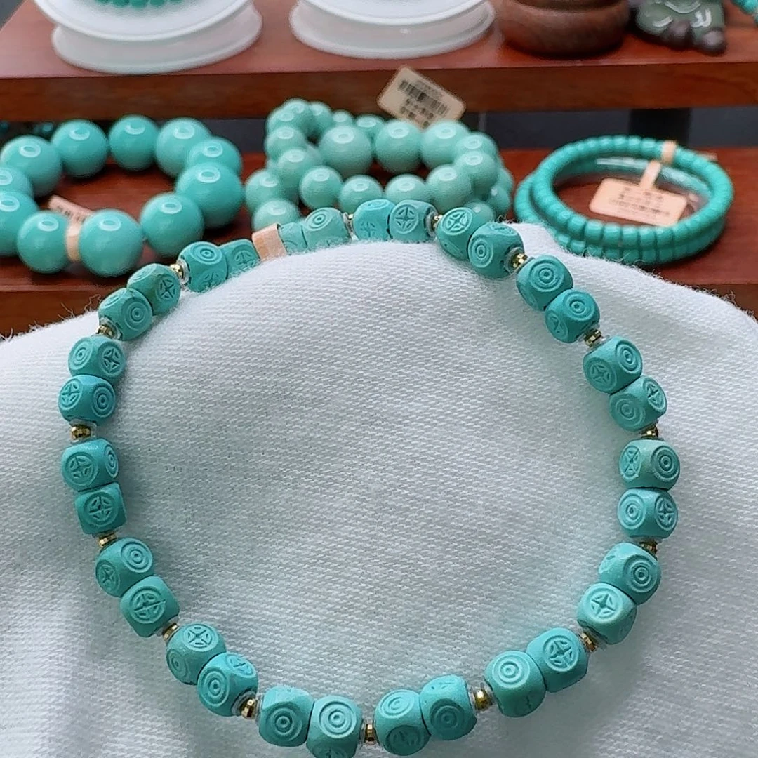 绿松石未镶嵌珠宝半成品