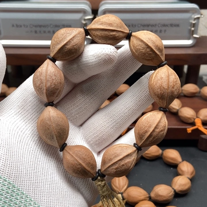 橄榄核手串1928三花