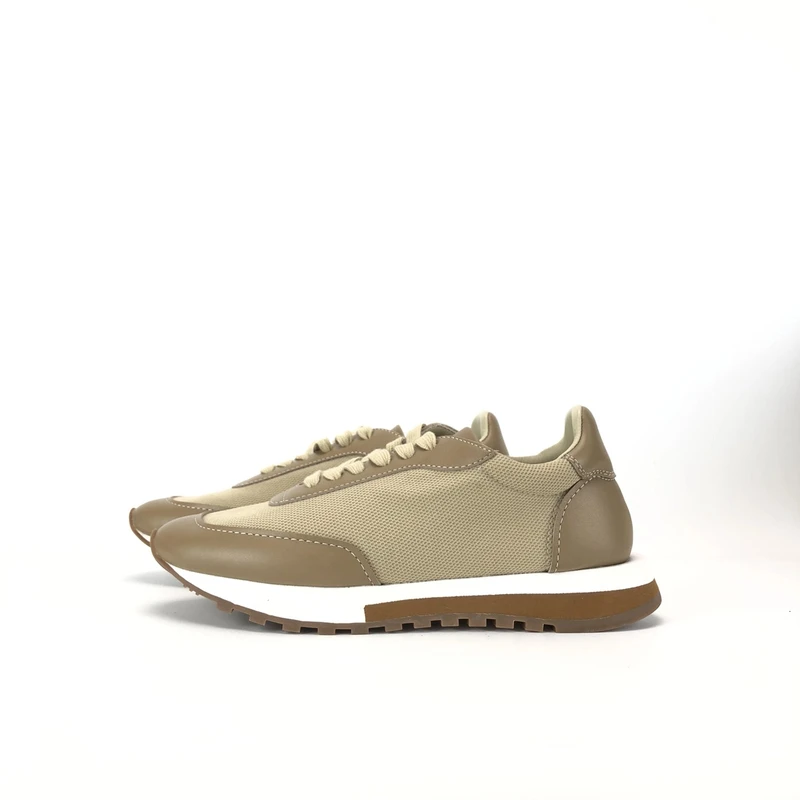 复古美拉德拼色系阿甘鞋