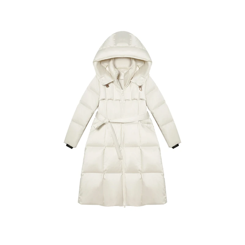 大妮专属【冰岛之夜】轻奢高品质收腰女长款保暖外套7011