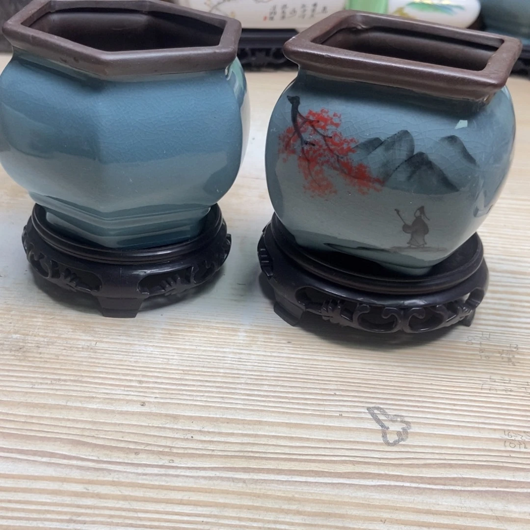 瓷片陶瓷花盆陶瓷艺术