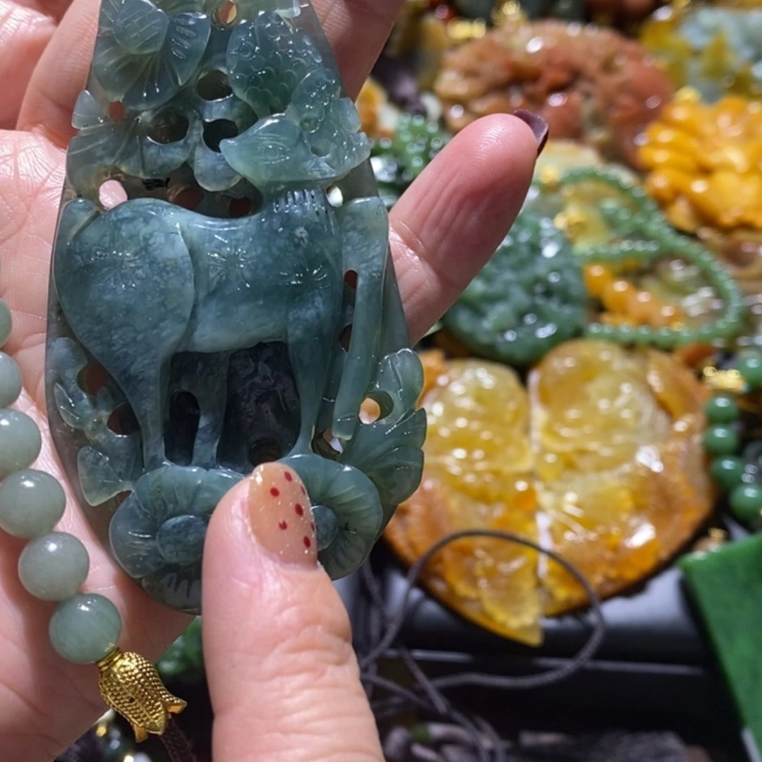 【闪购商品】岫玉毛衣链未镶嵌