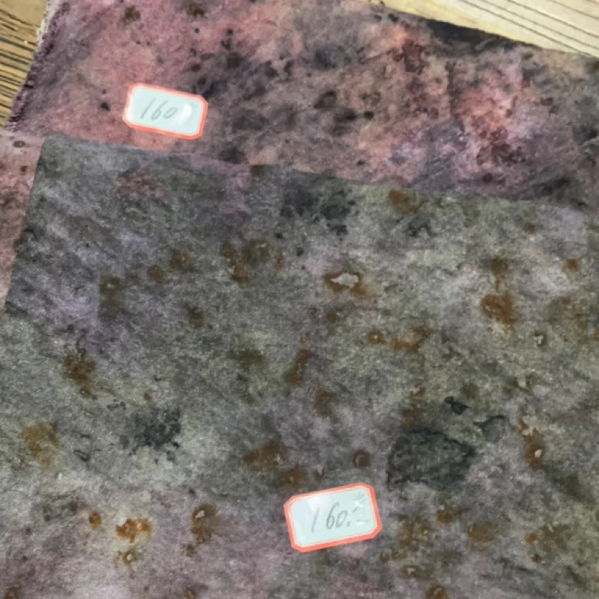 手工植物染色布 老三家专拍