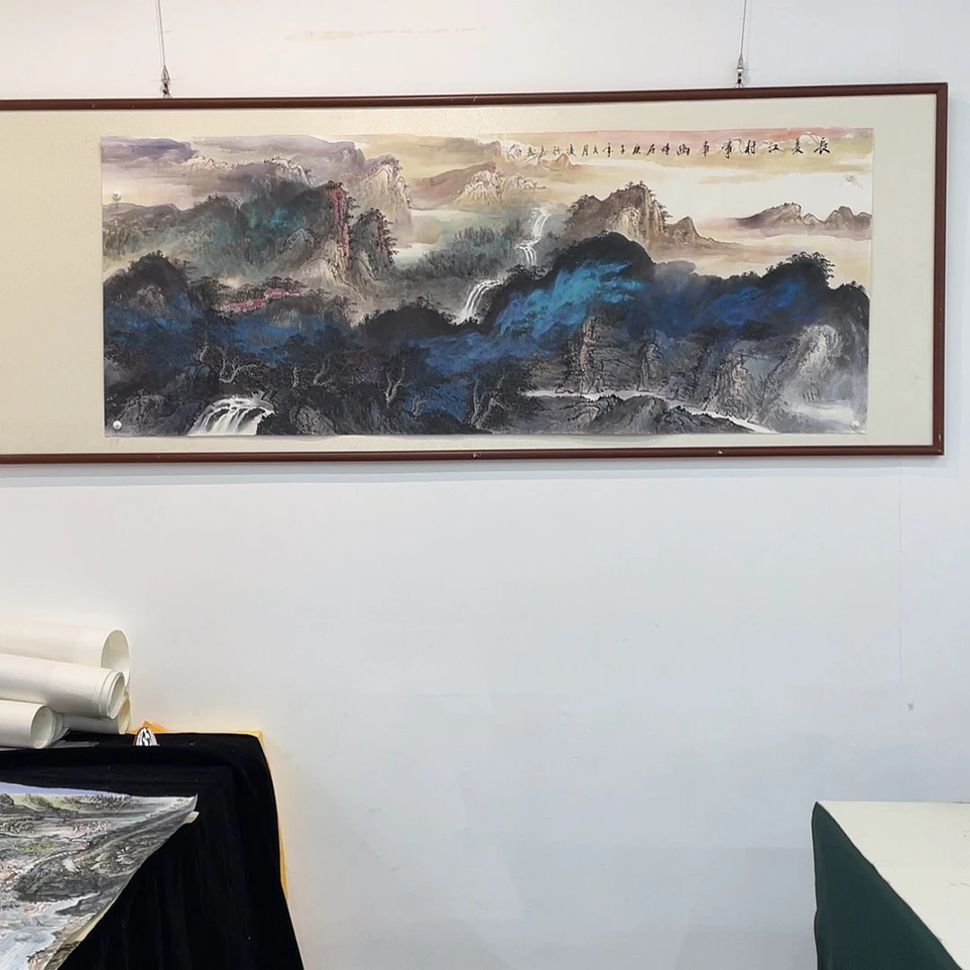 国画凌行志手绘作品