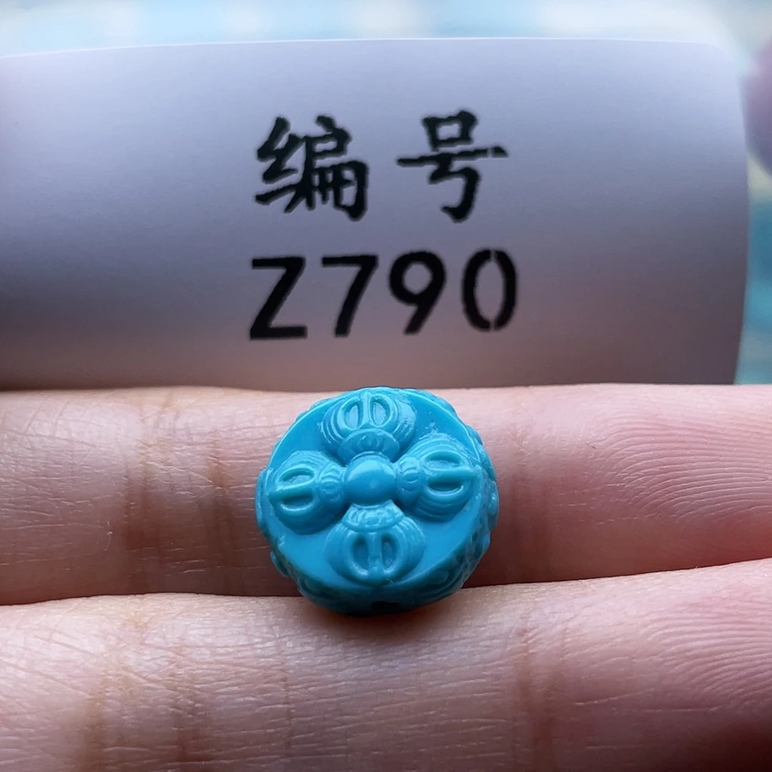 绿松石未镶嵌珠宝奇石6*13mm