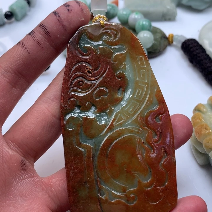 颈饰未镶嵌翡翠保真天然a货翡翠