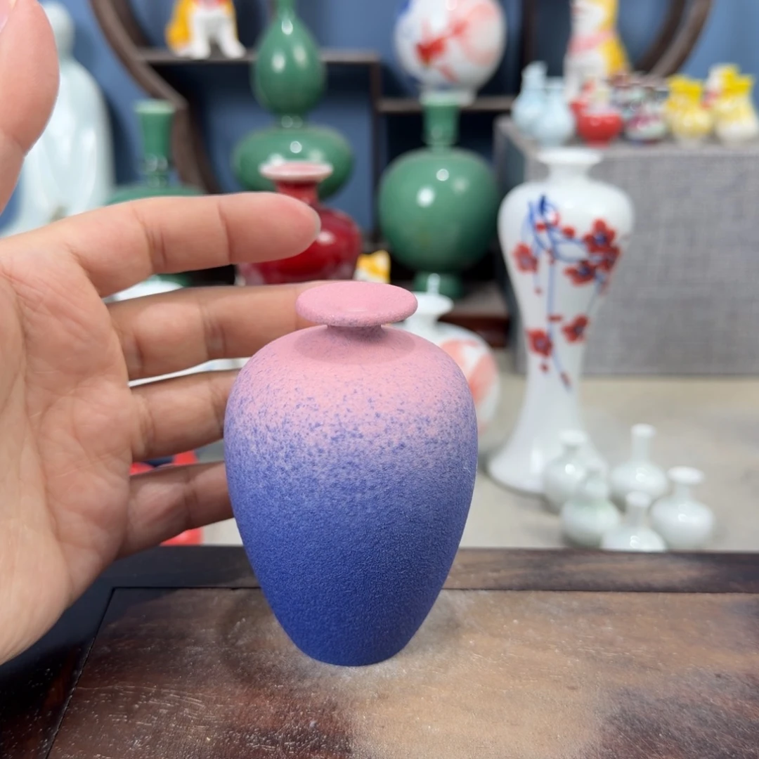 陶瓷手工小花器摆件