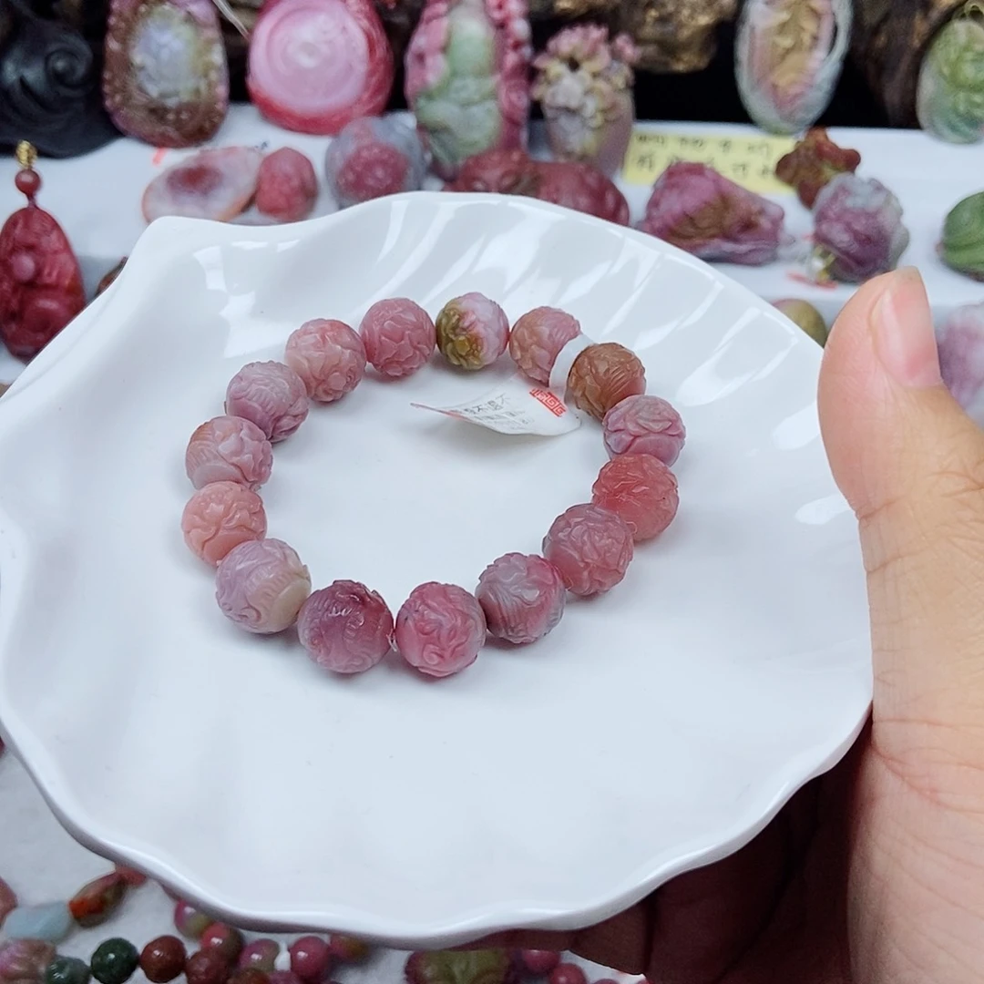 未镶嵌石英质玉（盐源）珠宝半成品