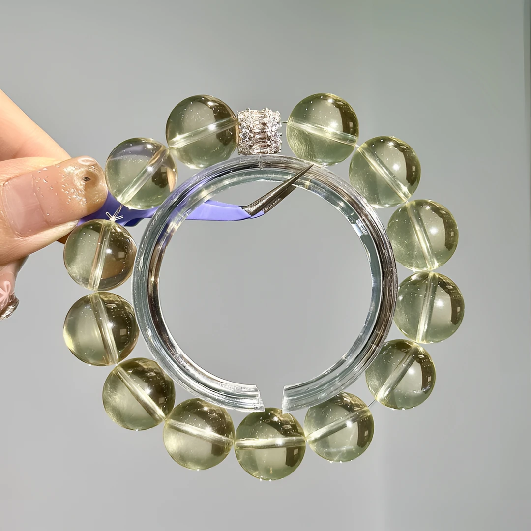 【金珀钻芒】天然黄水晶手串简约百搭高级感手链