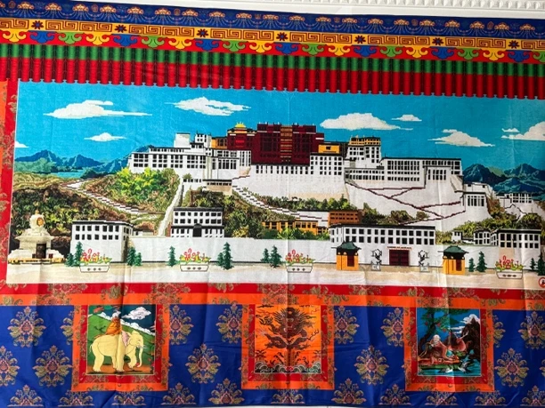 布达拉宫挂布新款图