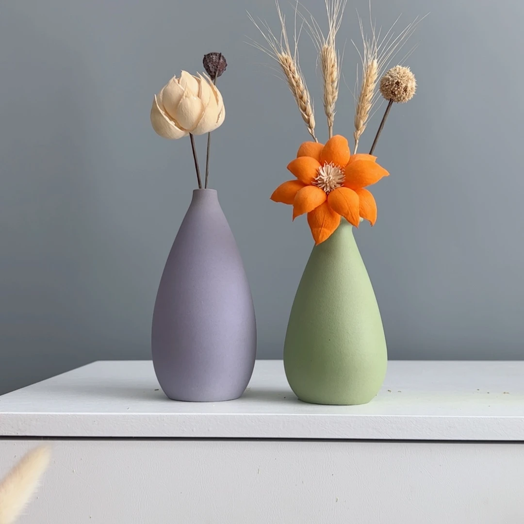 摆件陶瓷小花瓶摆件222222