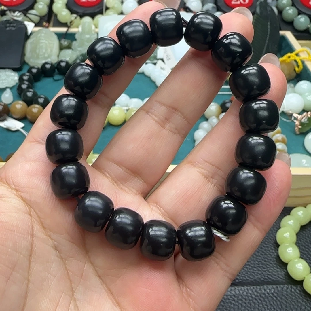 和田玉未镶嵌手链12