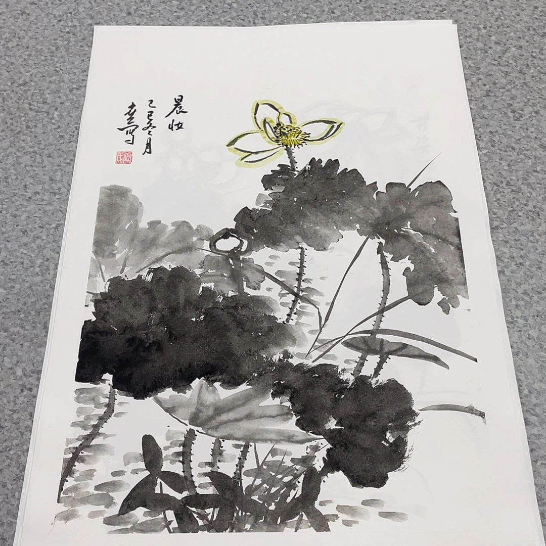 国画1.4平尺国画作品