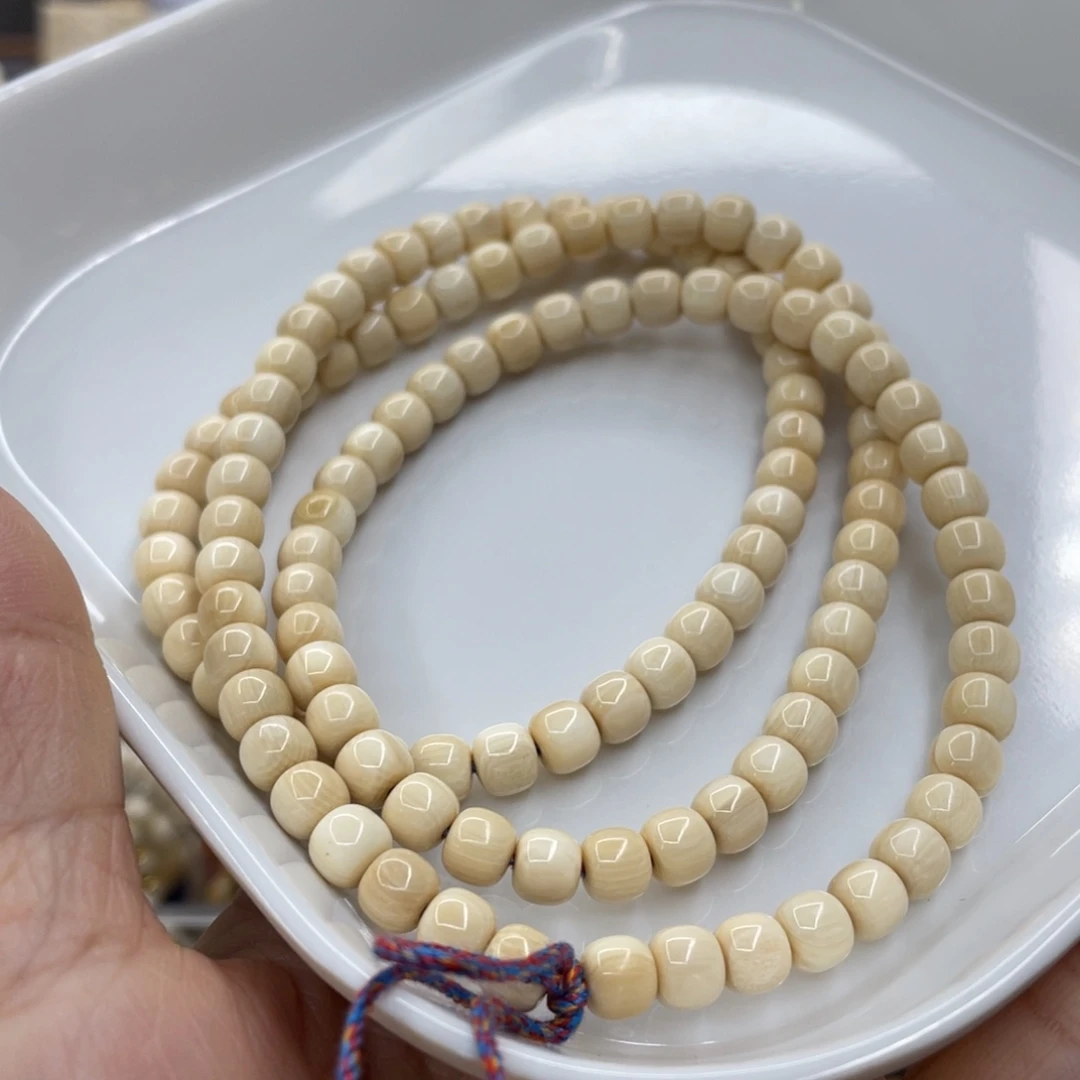 手串/手链/手镯猛犸象牙5✖️6奶黄果冻带芝士皮120颗