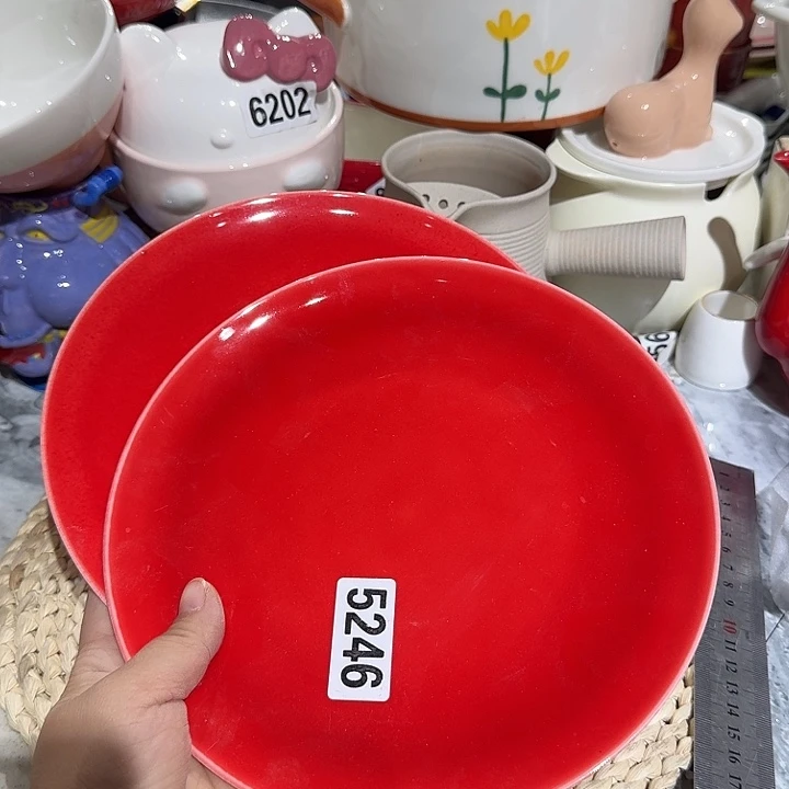 瓷片微瑕陶瓷满15包邮5246