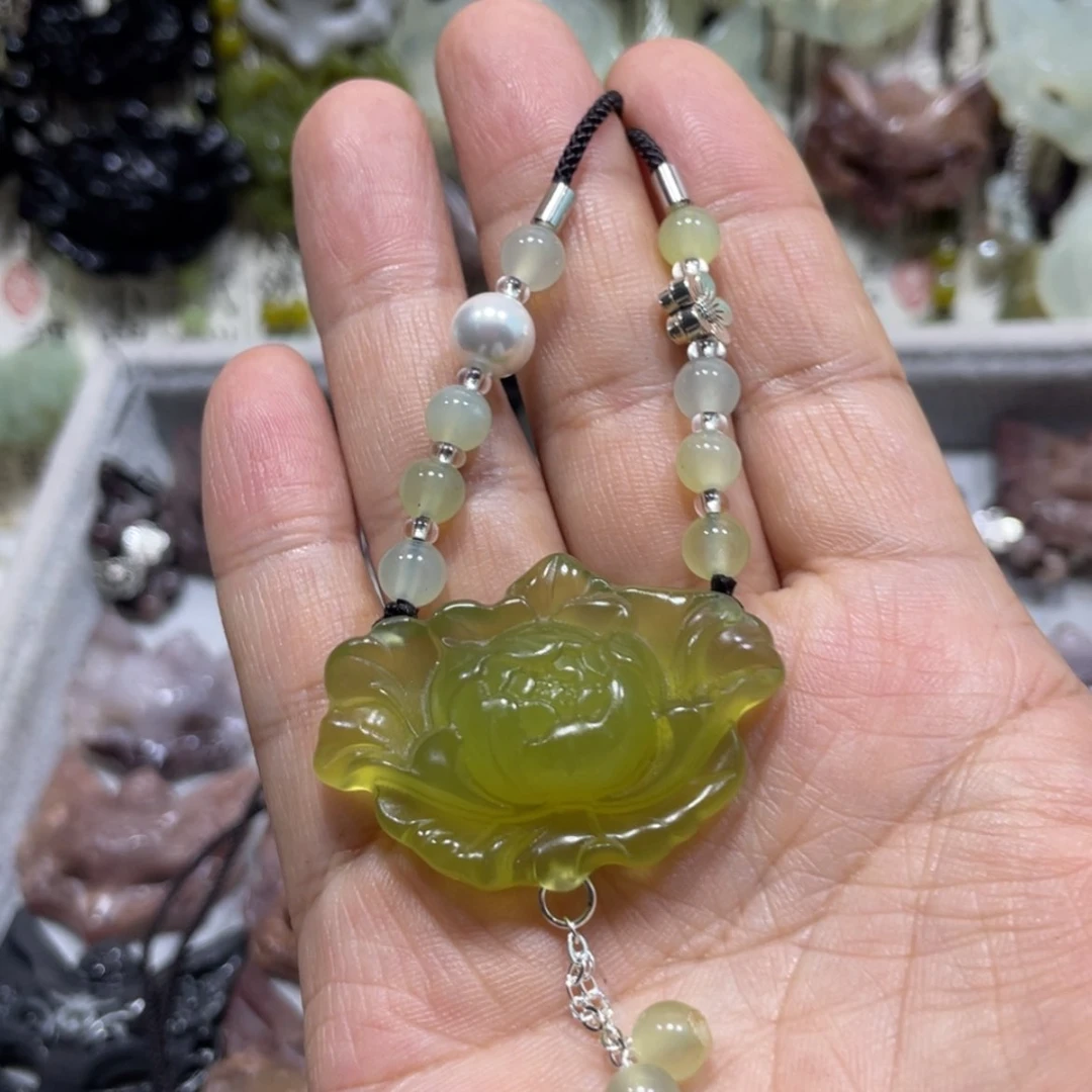 【闪购商品】岫玉颈饰未镶嵌39吊坠