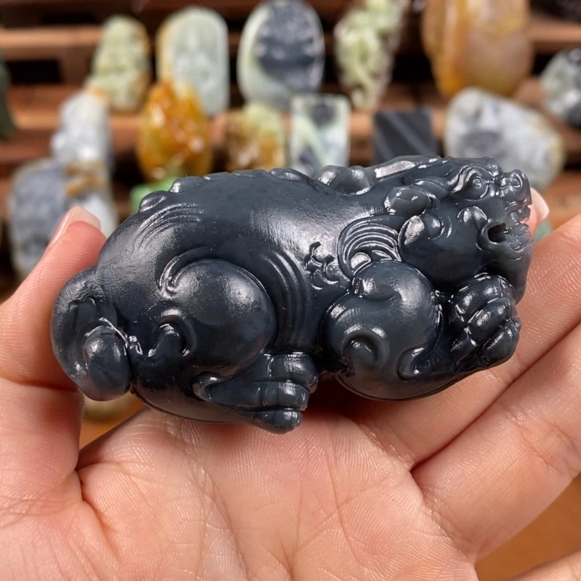 【闪购商品】未镶嵌和田玉把件老*头定制