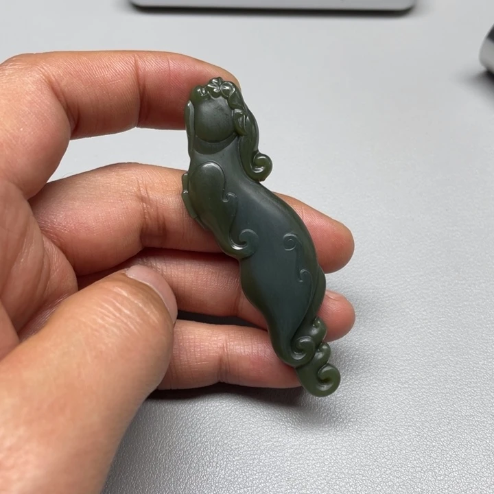 和田玉吊坠(不含链)未镶嵌非*