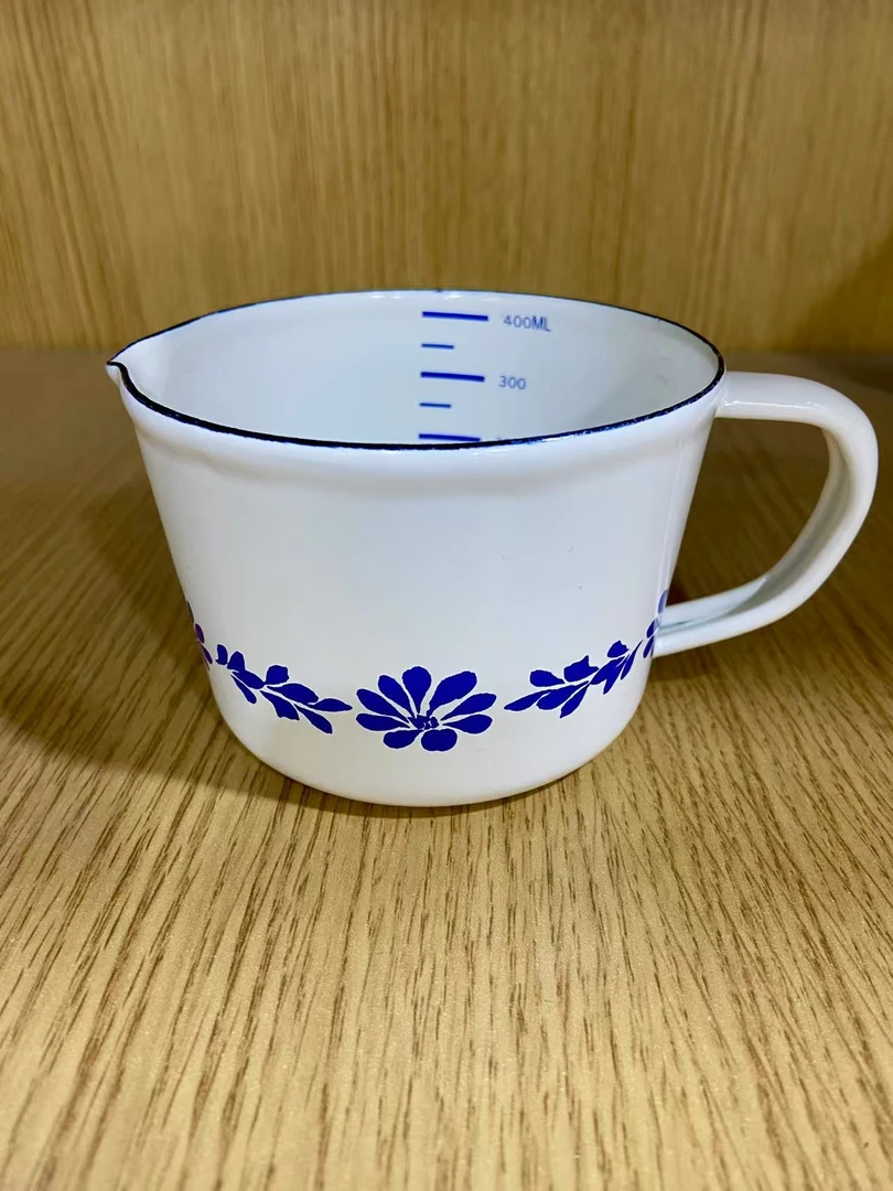 400毫升珐琅搪瓷外销款量水杯1个