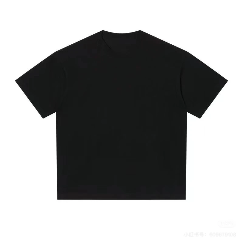 【03号链接-老巴经纬度】圆领纯棉重磅T恤休闲百搭宽松短袖