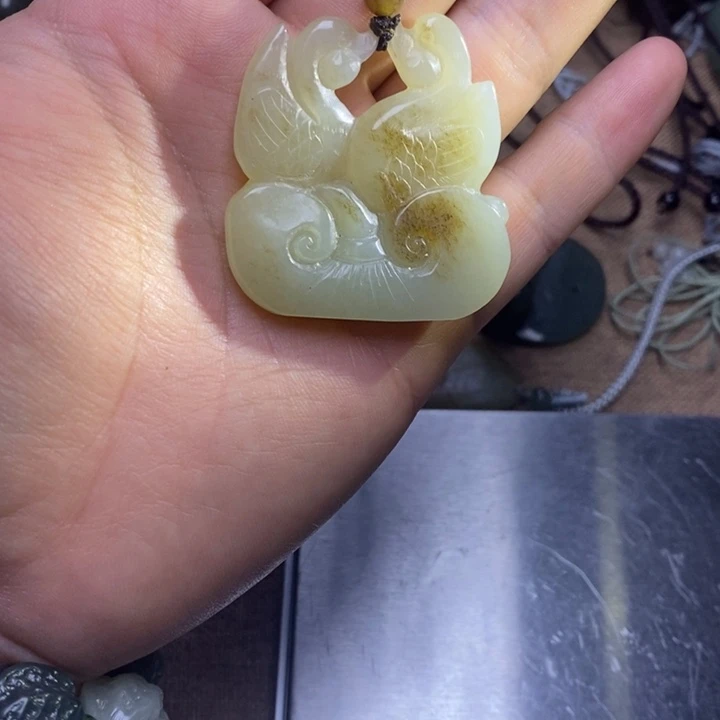 和田玉未镶嵌挂件
