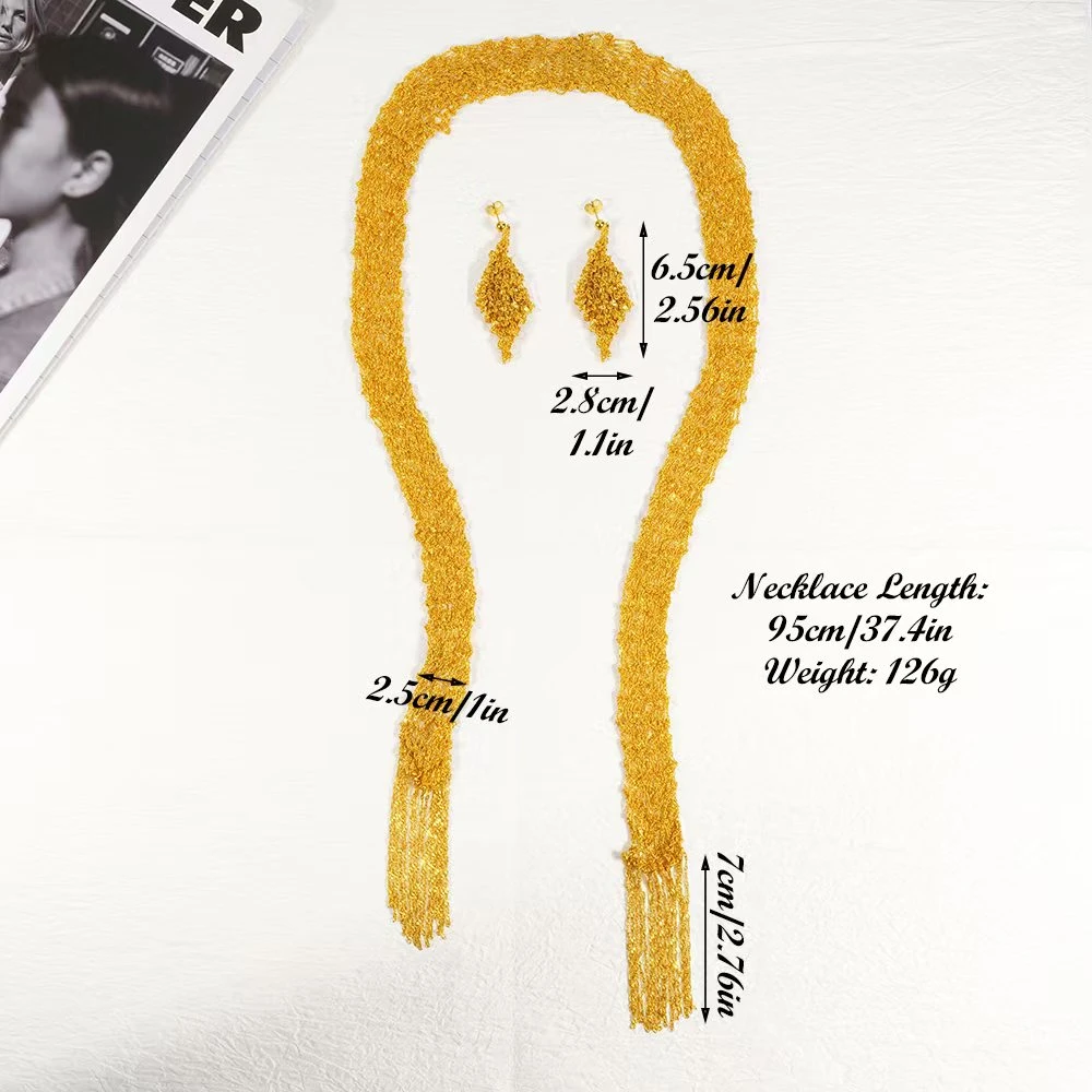 饰品套装新款民族风迪拜重工服饰黑色红色灰色长款连衣裙