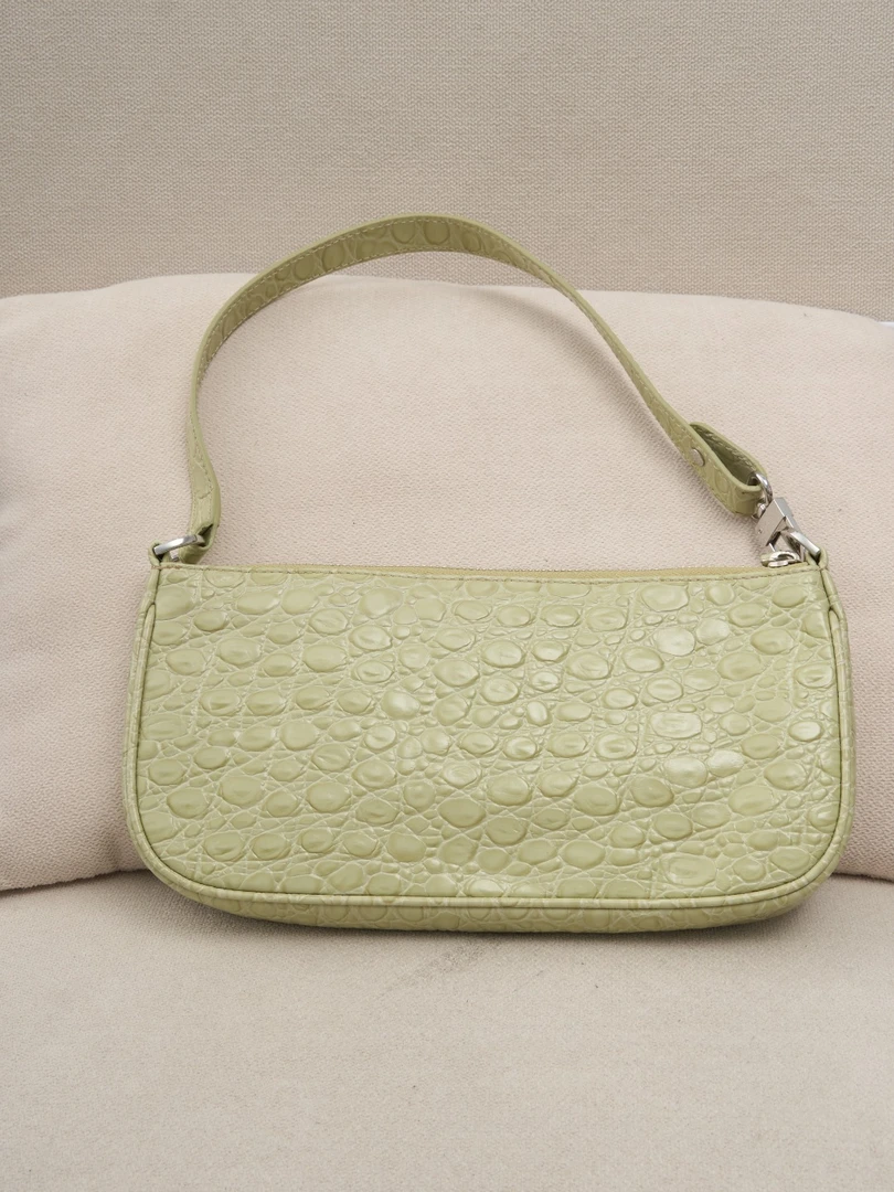 全新未使用/By Far Rachal橄榄色法棍BBGB00007