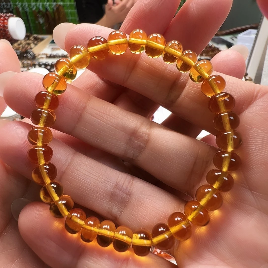 琥珀未镶嵌裸石抚顺琥珀6金珀