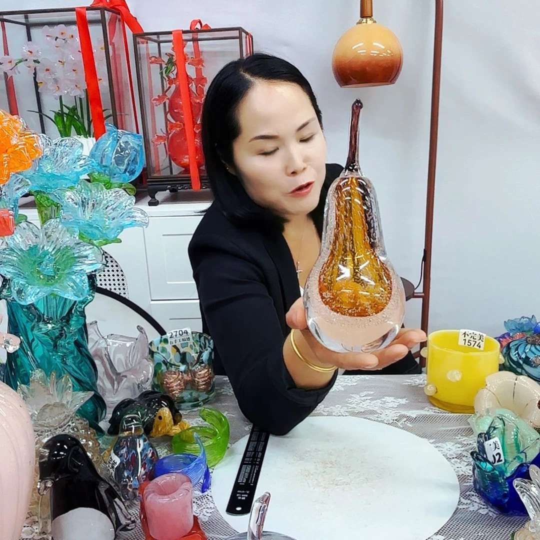 梨安妮家居琉璃摆件