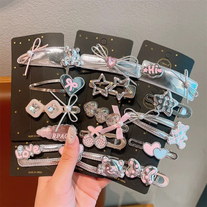 女法式2025发饰可爱刘海夹日常发夹夹子鸭嘴夹女孩