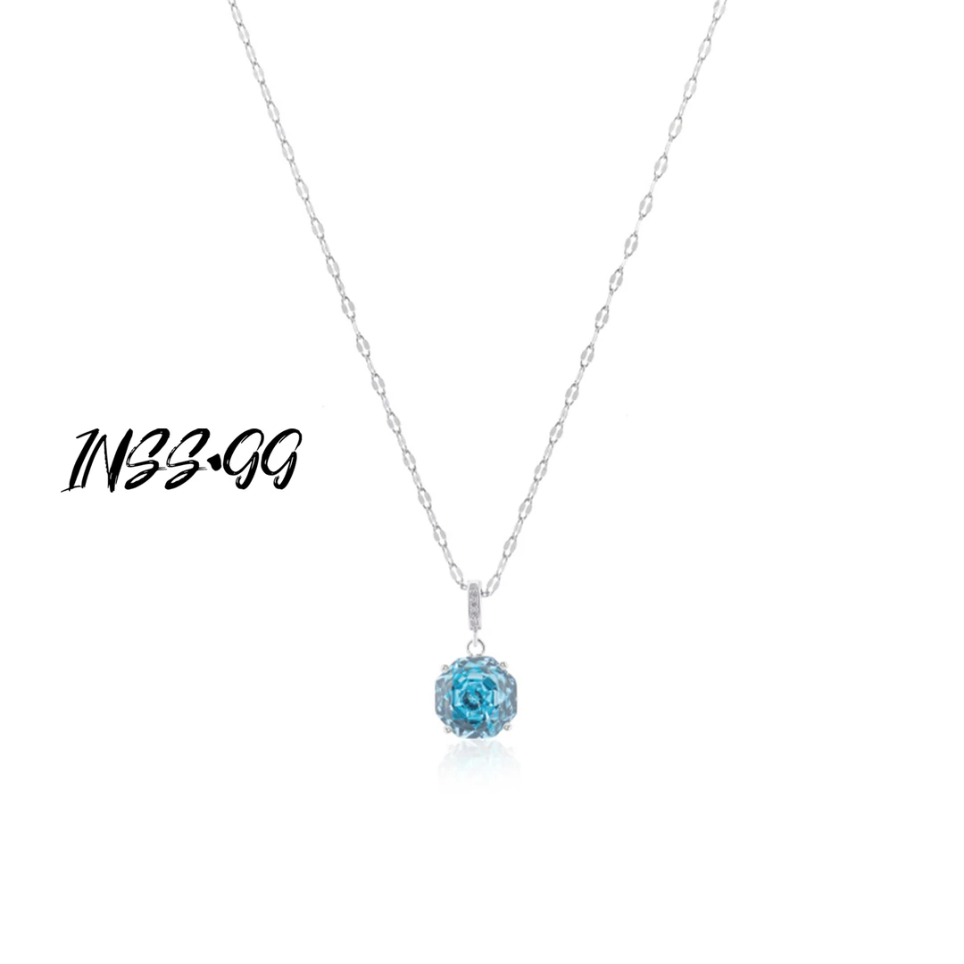 铜锆石项链 【星海玫瑰】轻奢气质原创设计时尚百搭项链FX00928B5-1