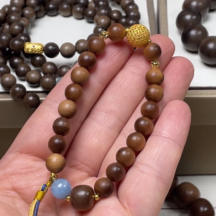 手串/手链檀香木迈索尔正区老山檀香0.8diy彩绘料