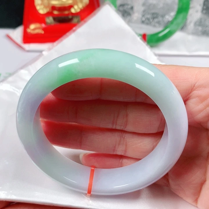 未镶嵌手镯翡翠  编号0250 正圈57+