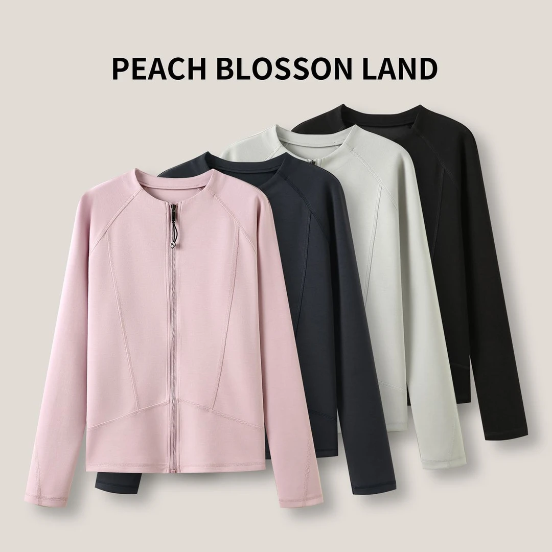 特 木源砂洗+蚕蛋白！舒适/显瘦/显高 休闲运动外套V230女装 H5631