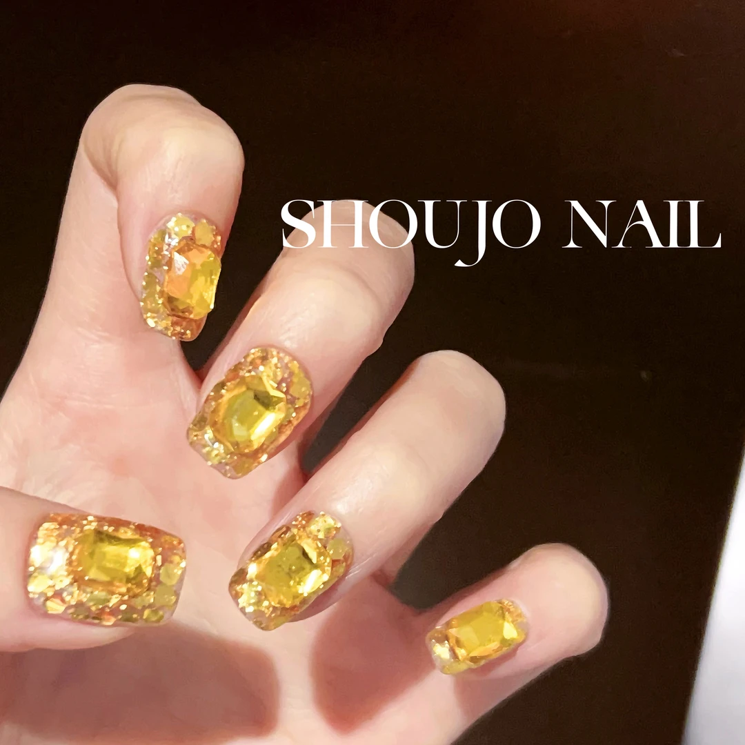 【发财甲·Rich】 新年招财黄金高品质纯手工穿戴甲