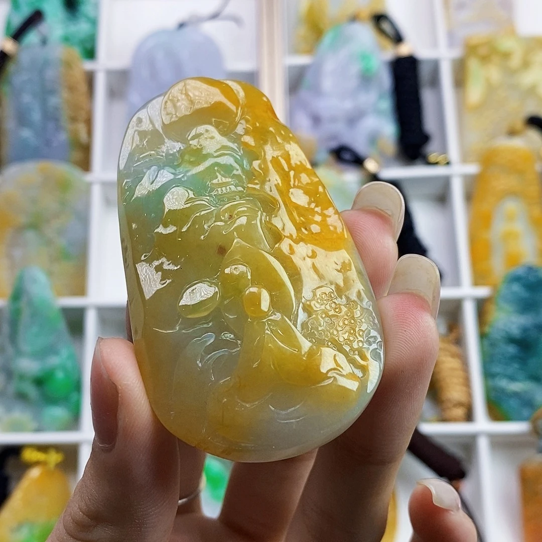 永***心定制翡翠未镶嵌翡翠