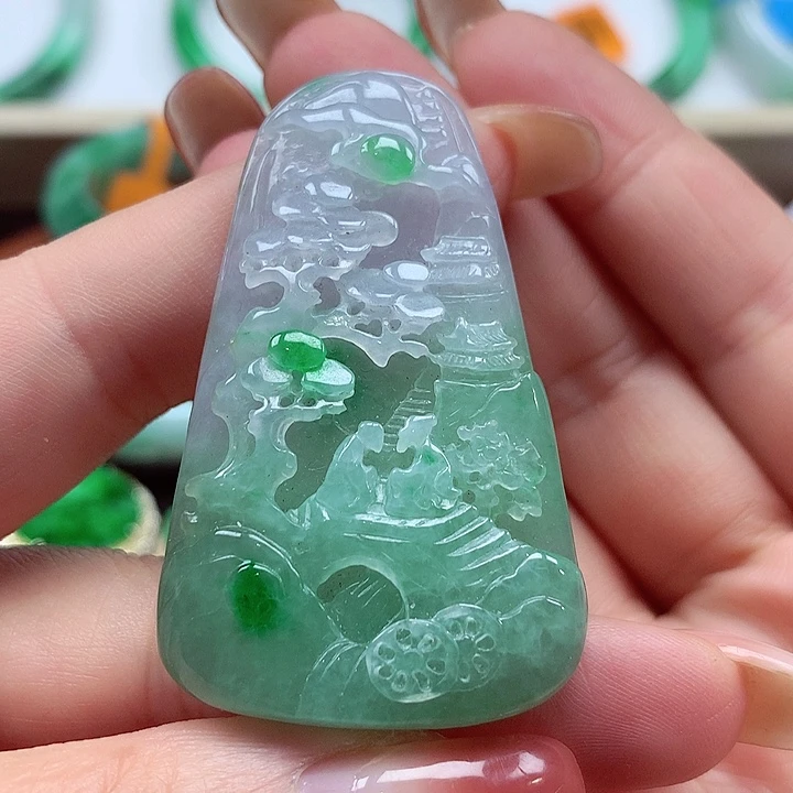 颈饰未镶嵌翡翠翡翠