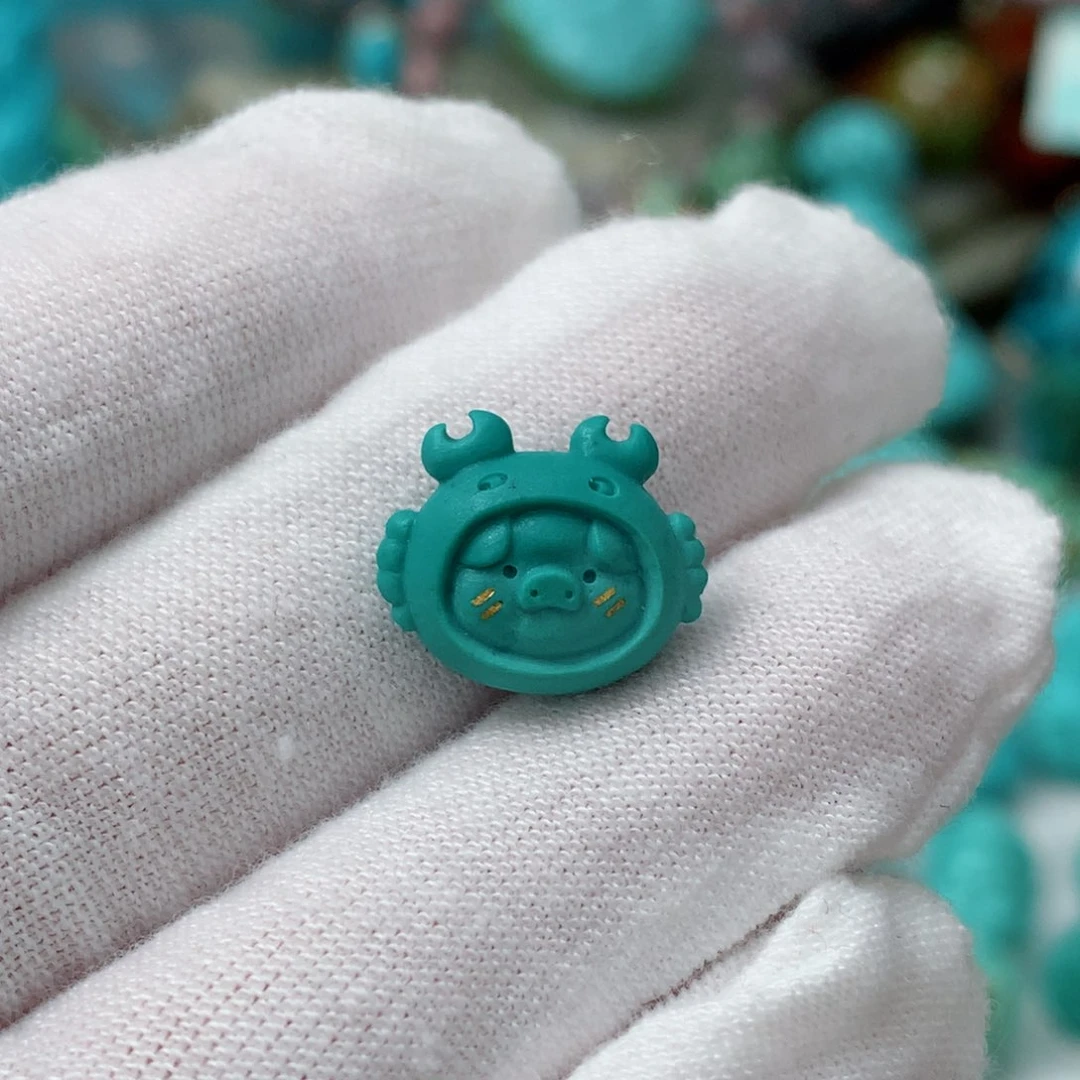 绿松石珠宝奇石未镶嵌