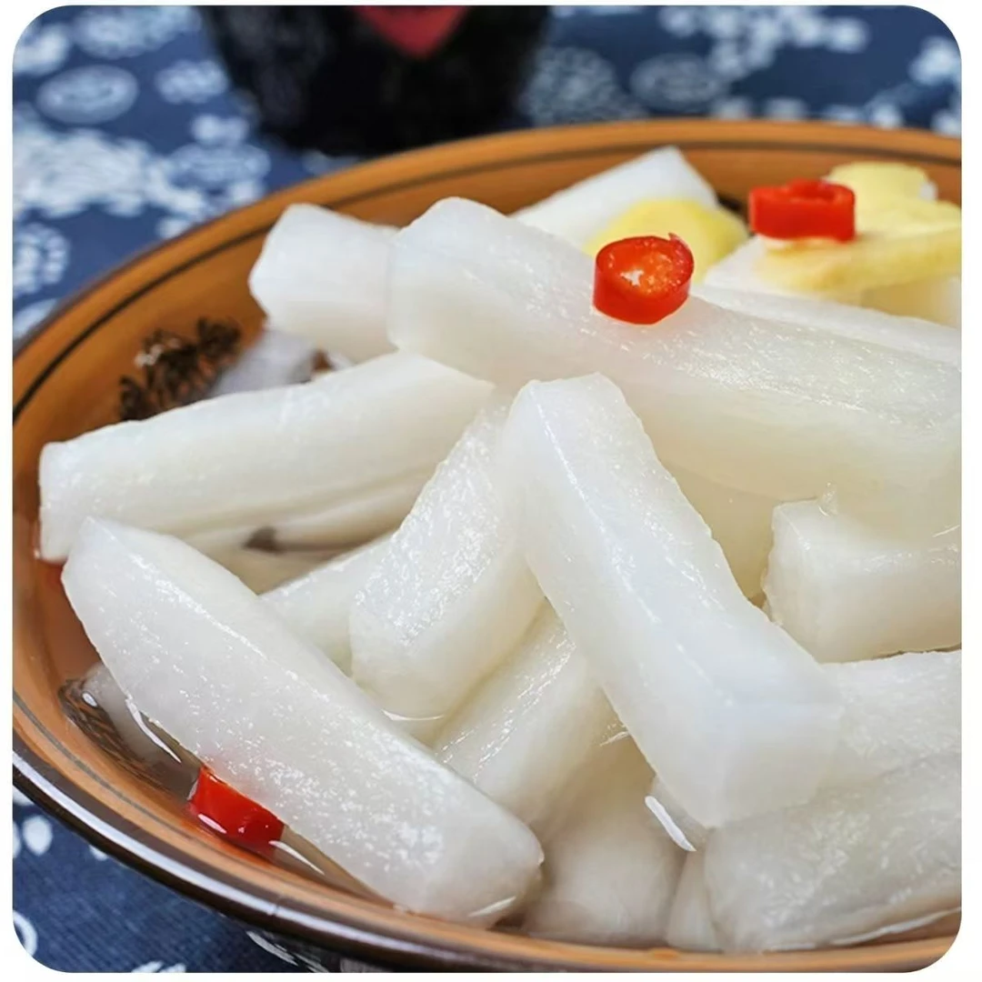 农家特色酸辣可口泡萝卜条