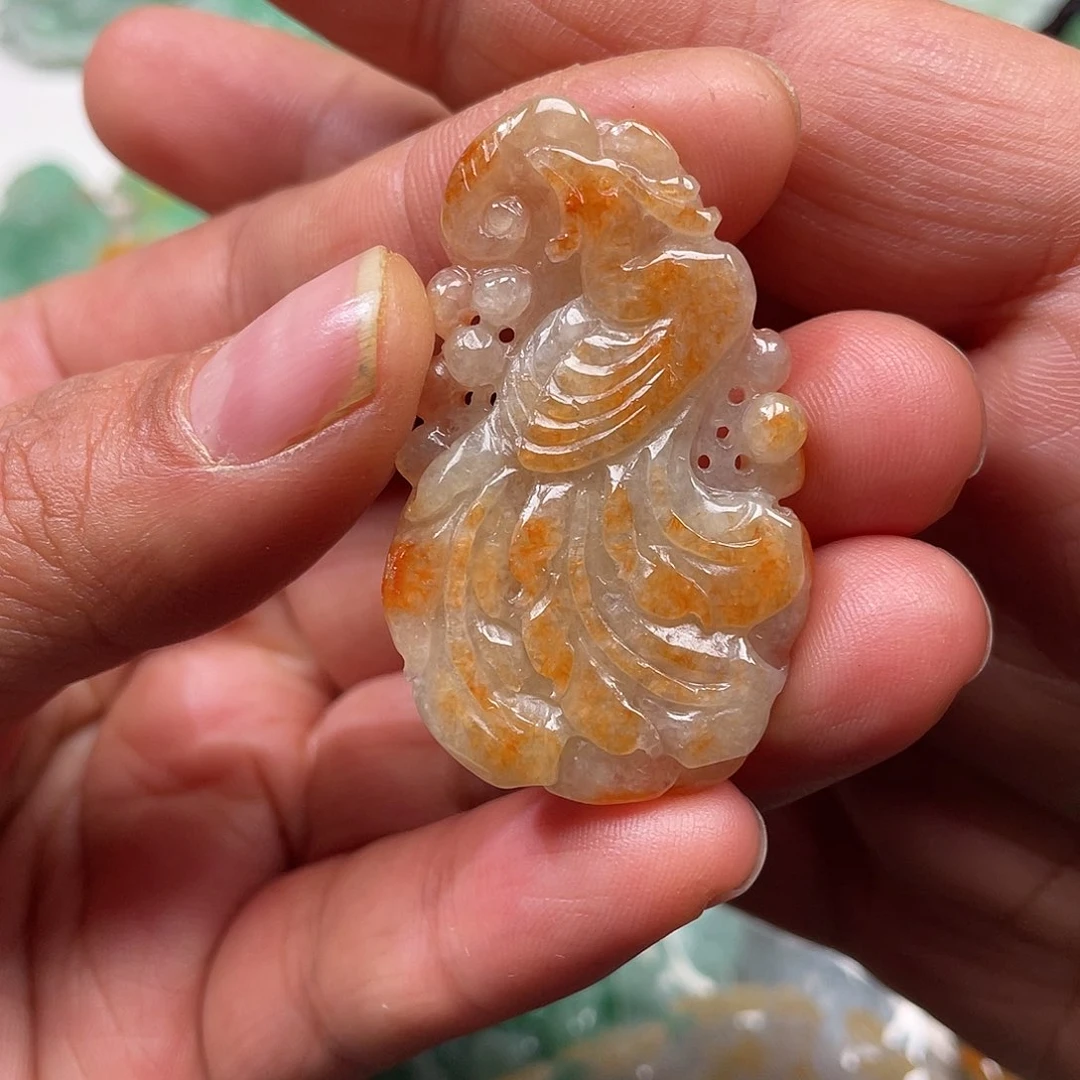 颈饰未镶嵌翡翠翡玉缘翡翠