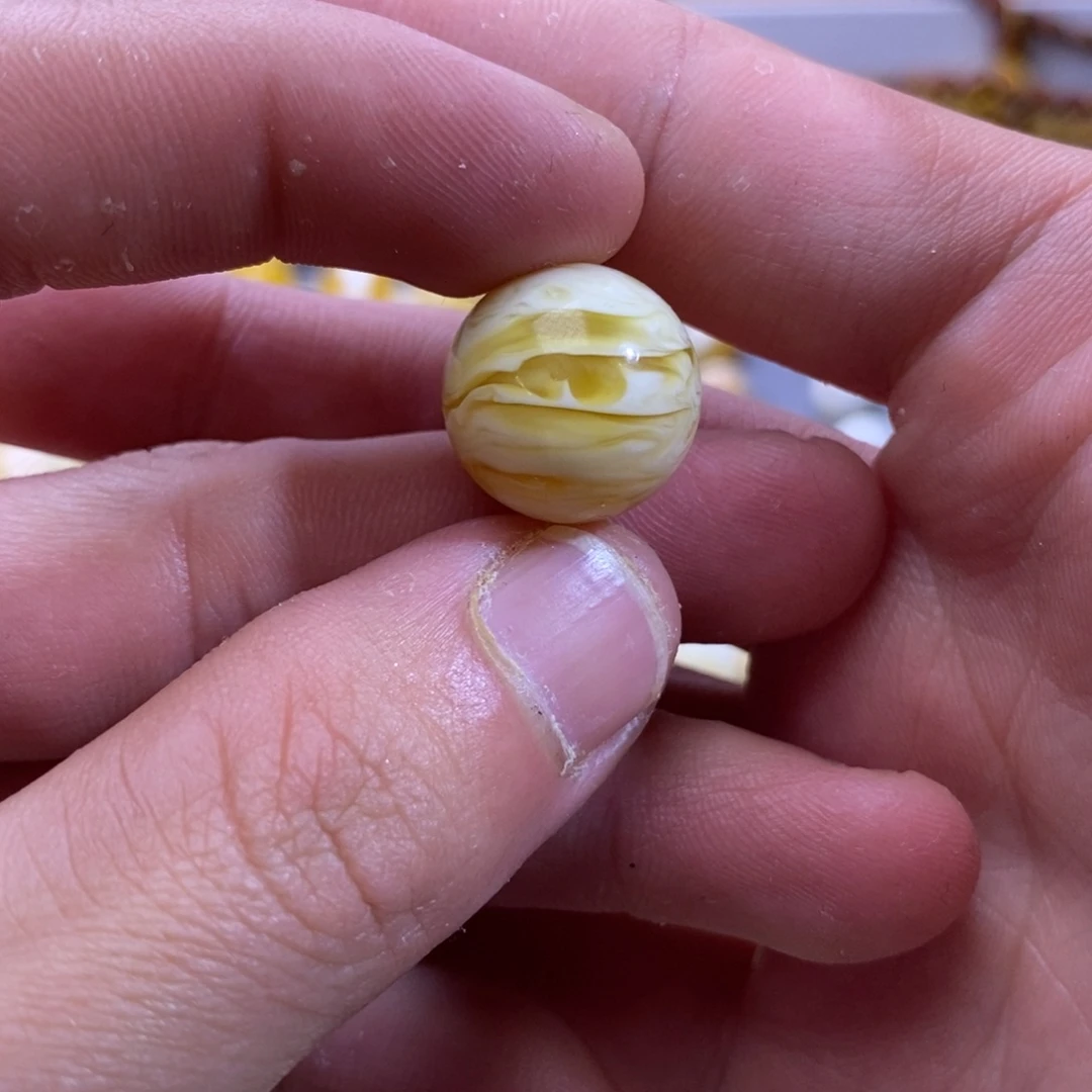 琥珀珠宝奇石未镶嵌16.3有植物点