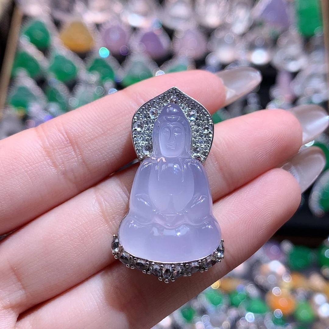 玛瑙/玉髓颈饰银S925镶嵌