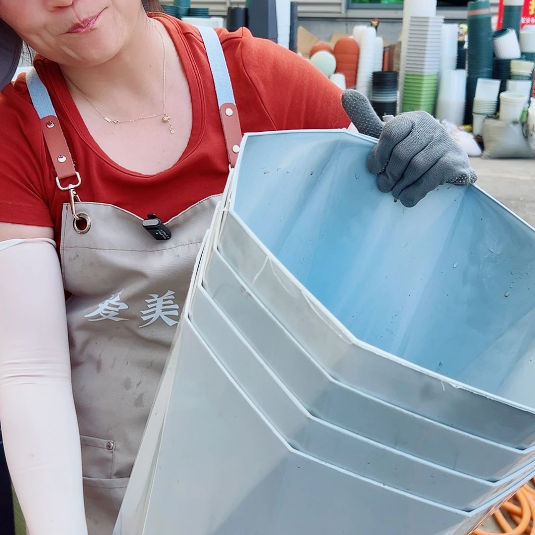 钻石盆6#白色4个无托