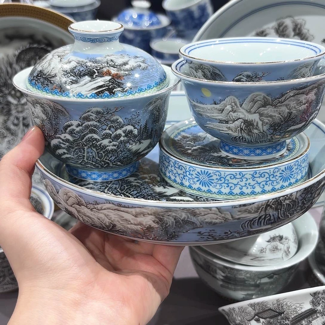 瓷片景德镇瓷器艺术半手