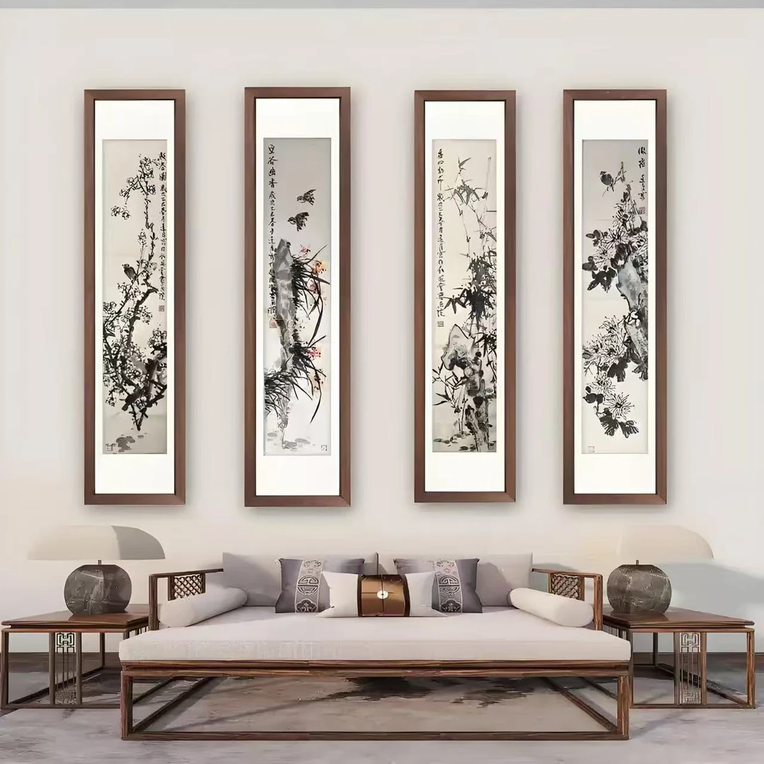 【松竹 】精品四条屏装饰画通用链接