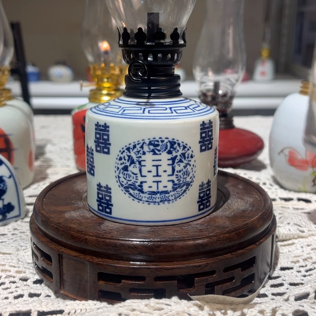 摆件景德镇陶瓷香薰灯