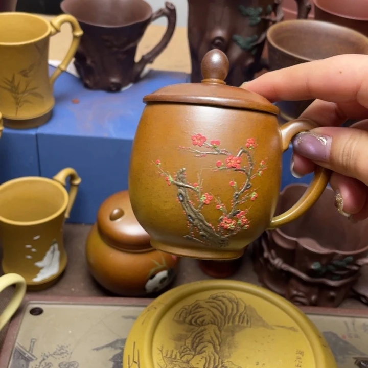 紫砂茶杯紫砂主人杯